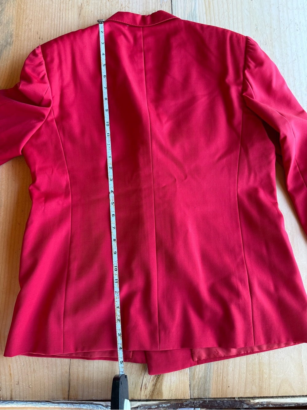 Vintage Burberrys’ Red Double-Breasted Women's Blazer Jacket - Picture 8 of 12